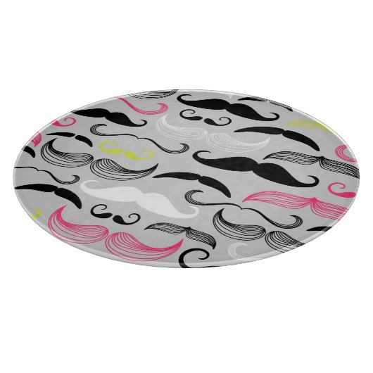 Planche À Découper Motif de moustache, rétro style (Coin)