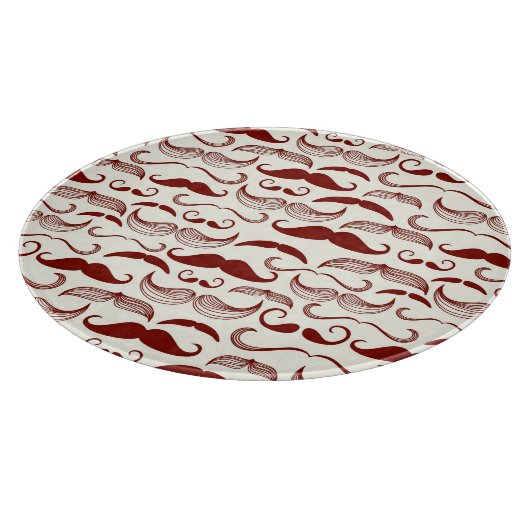 Planche À Découper Motif de moustache, rétro style 3 (Coin)