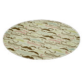 Planche À Découper Motif de moustache, rétro style 4 (Coin)