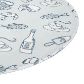 Planche À Découper Motif de nourriture (Coin)