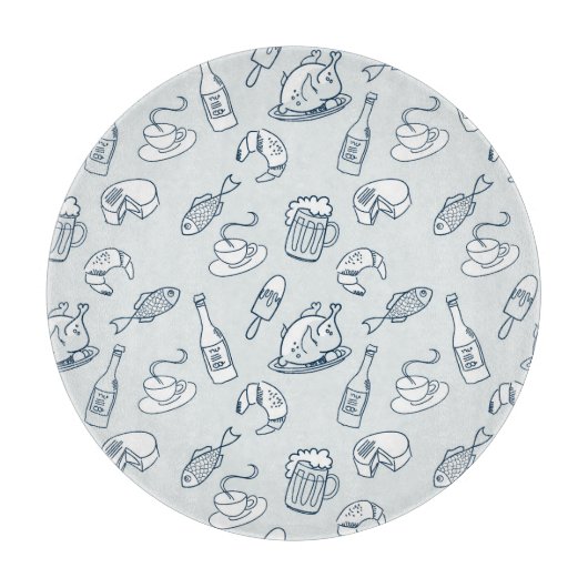 Planche À Découper Motif de nourriture (Devant)