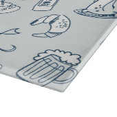 Planche À Découper Motif de nourriture (Coin)