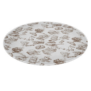 Planche À Découper Motif de papier