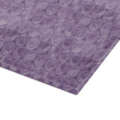 Planche À Découper Motif de papier bulle violet (Coin)