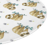 Planche À Découper Motif de paresse d'aquarelle de tarte de Cutie (Coin)