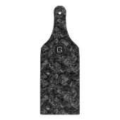 Planche À Découper Motif de Parties scintillant moderne Monogramme Bl (Devant)