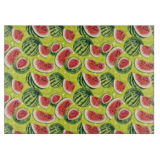 Planche À Découper Motif de pastèque (Devant)