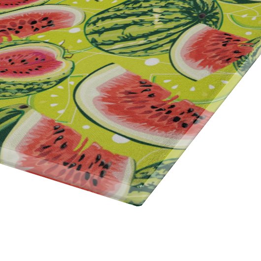 Planche À Découper Motif de pastèque (Coin)