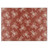 Planche À Découper motif de patchwork d'ours (Devant)