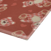 Planche À Découper motif de patchwork d'ours (Coin)