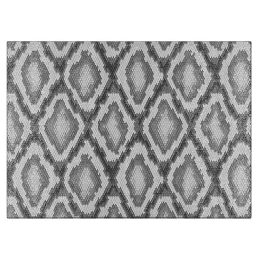 Planche À Découper Motif de peau de serpent de python (Devant)