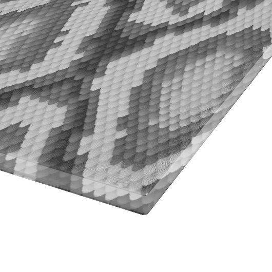 Planche À Découper Motif de peau de serpent de python (Coin)
