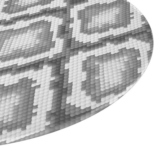 Planche À Découper Motif de peau de serpent de python (Coin)