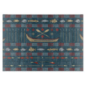 Planche À Découper Motif de pêche ethnique (Devant)