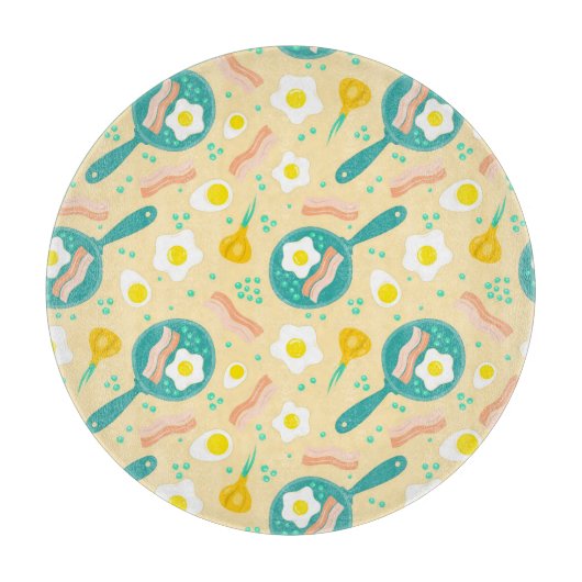 Planche À Découper Motif de petit déjeuner (Devant)