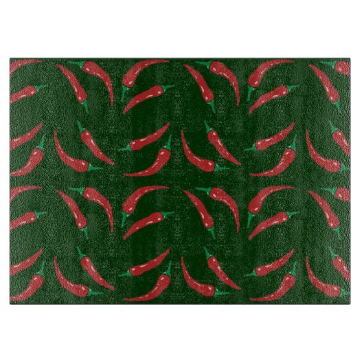 Planche À Découper motif de piments forts (Devant)
