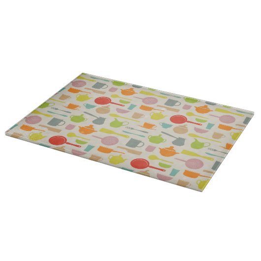 Planche À Découper Motif de plats (Coin)