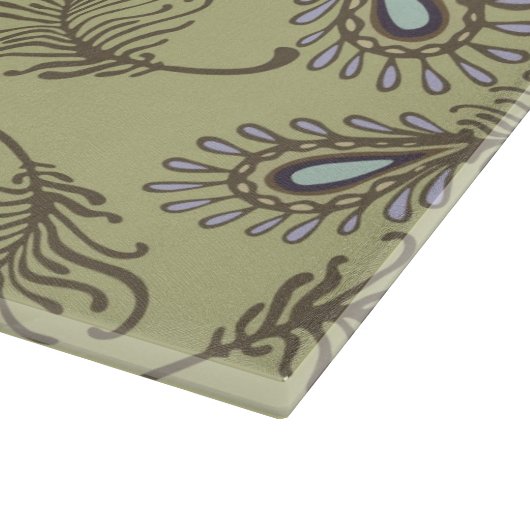 Planche À Découper Motif de plume (Coin)