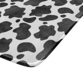 Planche À Découper Motif de points de vache Poster de animal noir et (Coin)