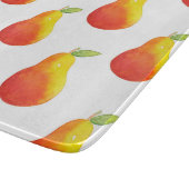 Planche À Découper Motif de poire aquarelle (Coin)