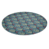 Planche À Découper Motif de poissons de point de polka (Coin)