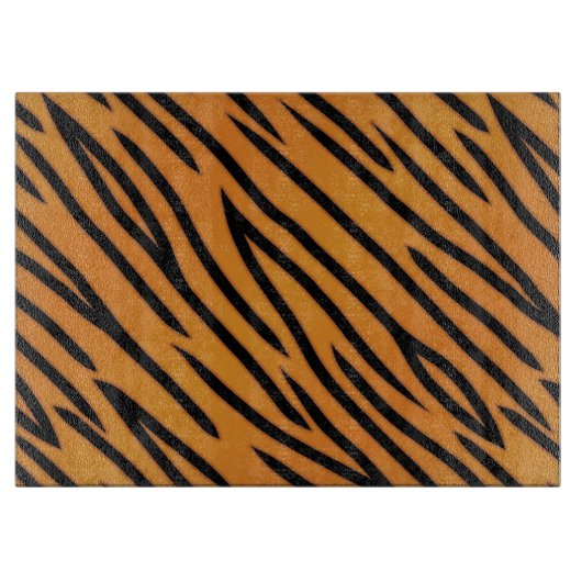 Planche À Découper Motif de rayure de tigre (Devant)