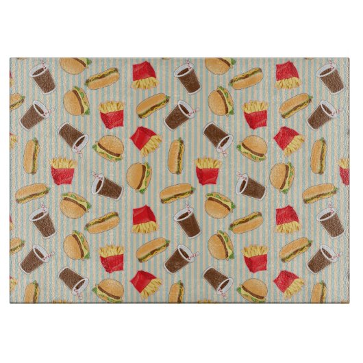 Planche À Découper Motif de restauration rapide 2 (Devant)