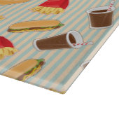 Planche À Découper Motif de restauration rapide 2 (Coin)