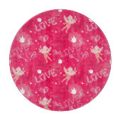 Planche À Découper Motif de Saint-Valentin avec le cupidon (Devant)