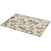 Planche À Découper Motif de scène de la plage de Cute (Coin)