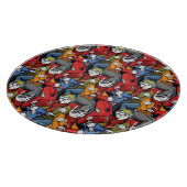 Planche À Découper Motif de scooter de chats et de chiens (Coin)