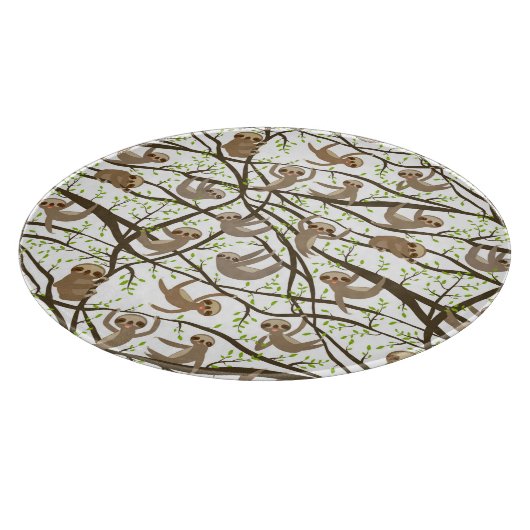 Planche À Découper Motif de sourire de paresse (Coin)