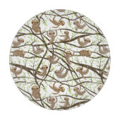 Planche À Découper Motif de sourire de paresse (Devant)