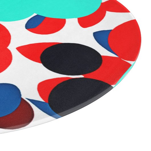 Planche À Découper Motif de style de lecture couleur dynamique (Coin)