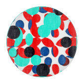 Planche À Découper Motif de style de lecture couleur dynamique (Devant)