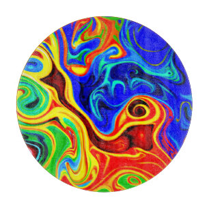 Planche À Découper Motif de style vif