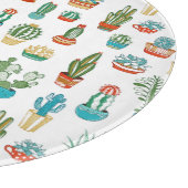 Planche À Découper Motif de Succulents (Coin)