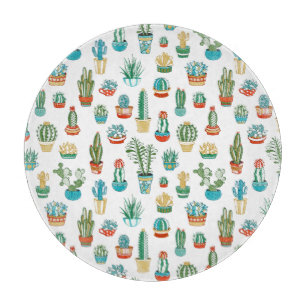 Planche À Découper Motif de Succulents