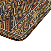 Planche À Découper Motif de surface abstrait boho Ocbre noir (Coin)