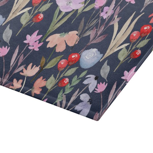 Planche À Découper Motif de surface Florale Mode Botanique (Coin)