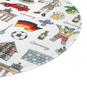 Planche À Découper Motif de symboles de l'Allemagne | (Coin)