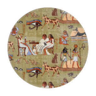 Planche À Découper Motif de symboles de l'Egypte  
