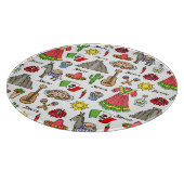 Planche À Découper Motif de symboles du Mexique | (Coin)