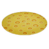 Planche À Découper Motif de texture au fromage suisse (Coin)