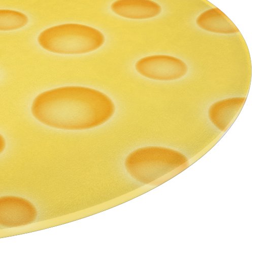 Planche À Découper Motif de texture au fromage suisse (Coin)