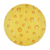 Planche À Découper Motif de texture au fromage suisse (Devant)