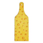 Planche À Découper Motif de texture de Cheezy de fromage suisse (Devant)