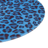 Planche À Découper motif de texture de léopard bleu (Coin)