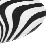 Planche À Découper Motif de texture d'impression de peau de zèbre (Coin)