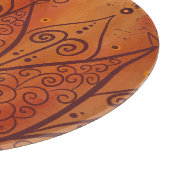 Planche À Découper Motif de tournesol Abstrait (Coin)